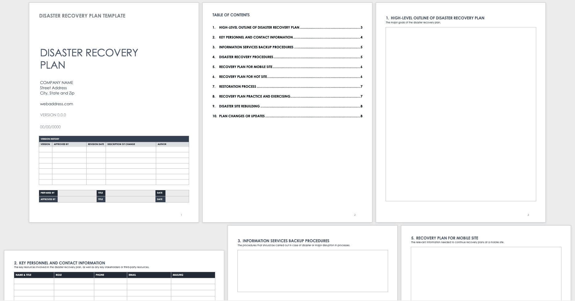  Backup And Recovery Plan Template Allied Consultants