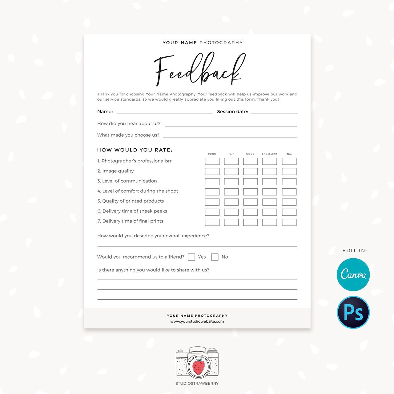 Client Feedback Form Template Allied Consultants