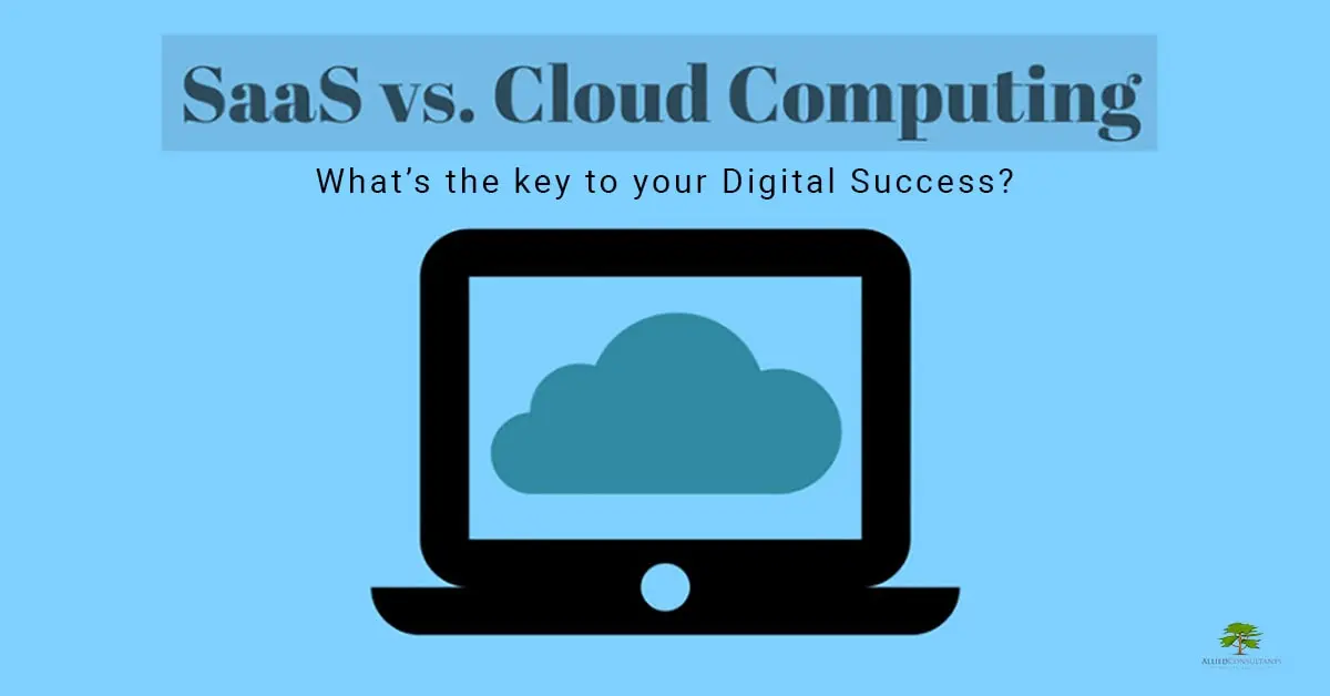 Saas vs Cloud computing